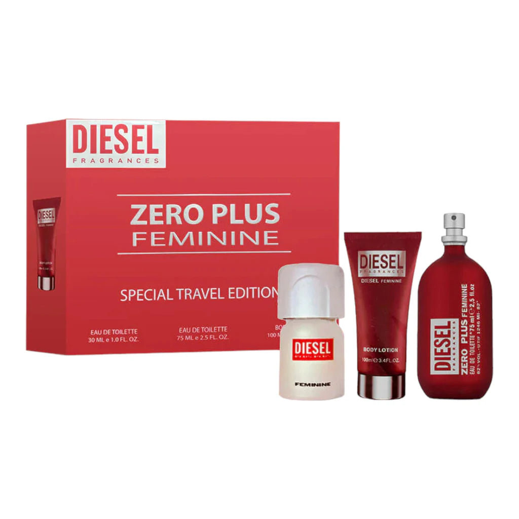 Diesel Zero Plus Woman Edt 75ml+30ml+Bl100ml